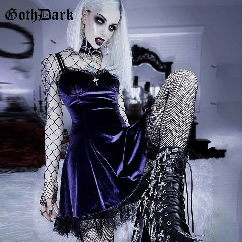 Velvet Lace Dress