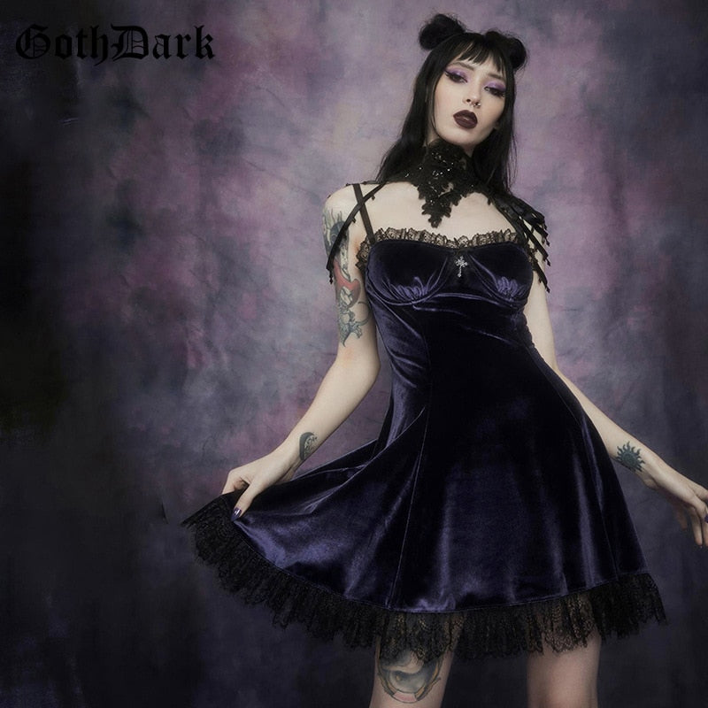 Velvet Lace Dress