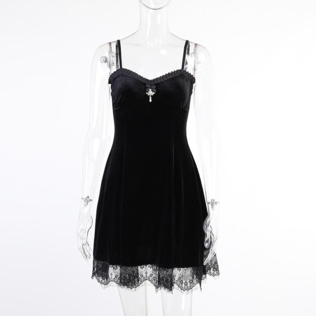 Velvet Lace Dress