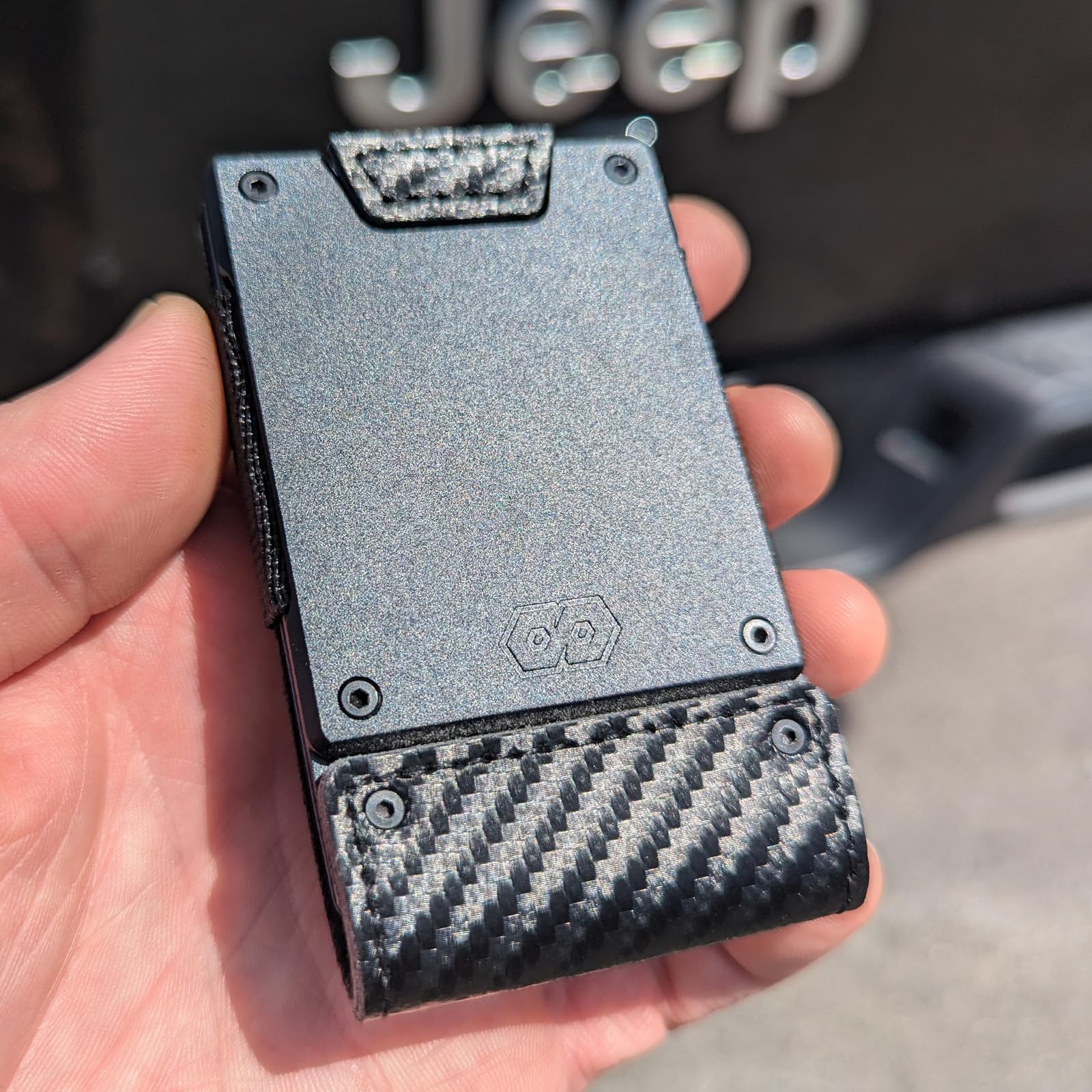 PROOF Wallet | Slim Minimalist Wallets for Men | Leather & Metal | RFID Wallet | Front/Back Pocket | Gift Box | Veteran Owned