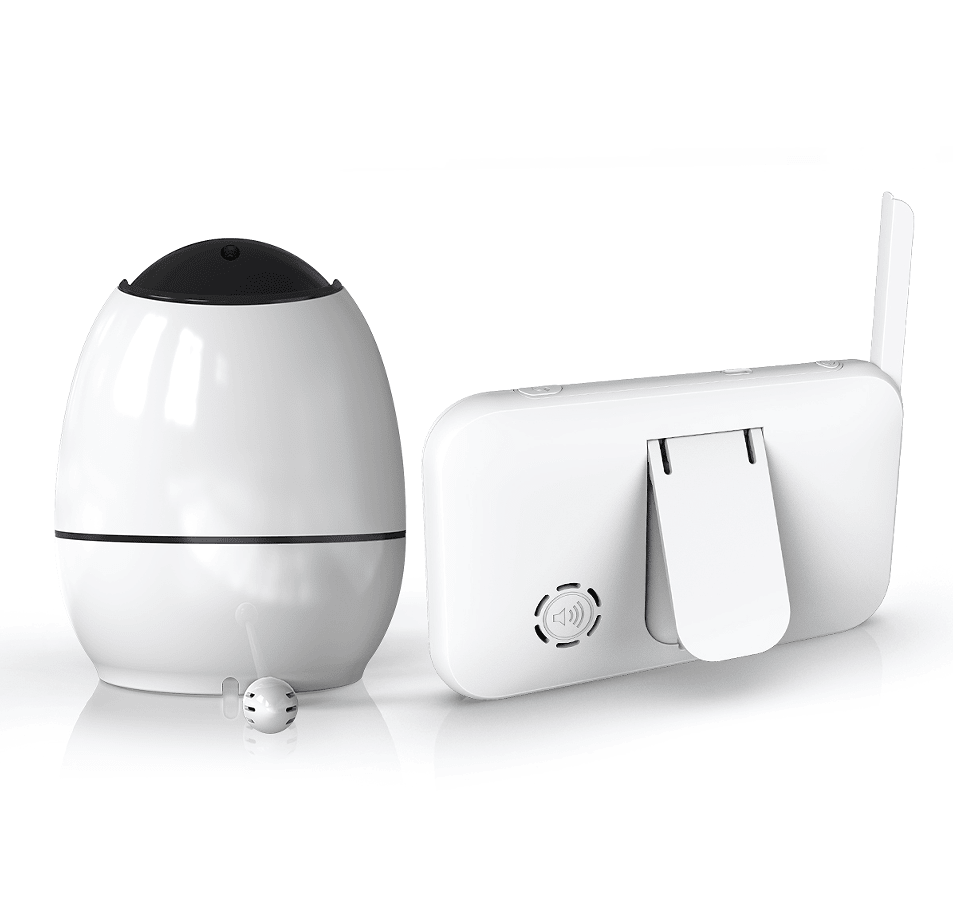 PSABM200S Baby Motion Monitor Temperature Monitor Micro SD (4-32GB) option 4.3Inch IPS IR Night Vision Video Dual Audio HD 1920 * 1080