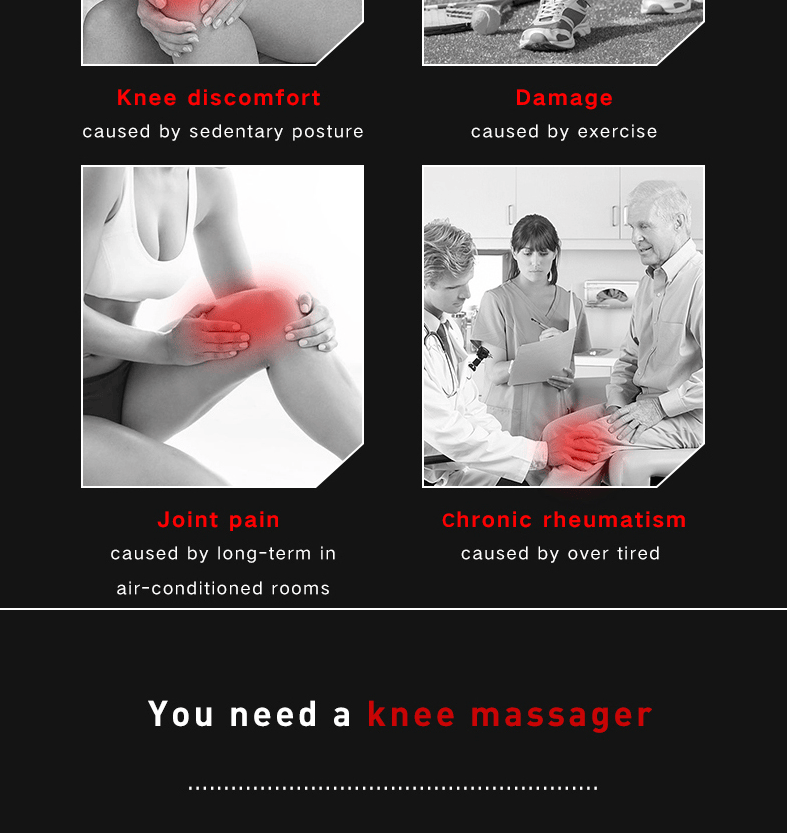 PSKNEE2 (PSK711-2) Knee massager pulse massage constant temperature hot compress knee massager 3D air bag massage, endurance of 2 h, shoulder massage arm massage laser knee massage, knee therapy