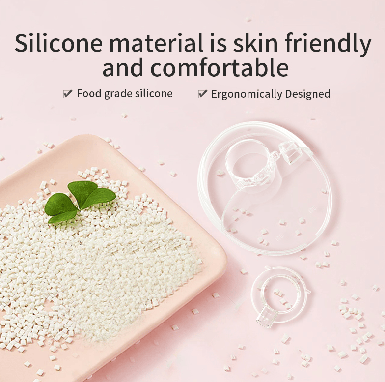 PSMY382 wearable electric breast pump 150min ultra-thin breast pump without PVC massage / breast pump / inverter / automatic 12 functions 320mmHg without BPA,