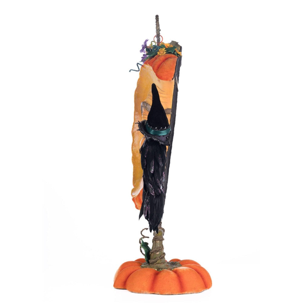 Pumpkin Moon Witch Wall Piece or Tabletop by Katherine's Collection