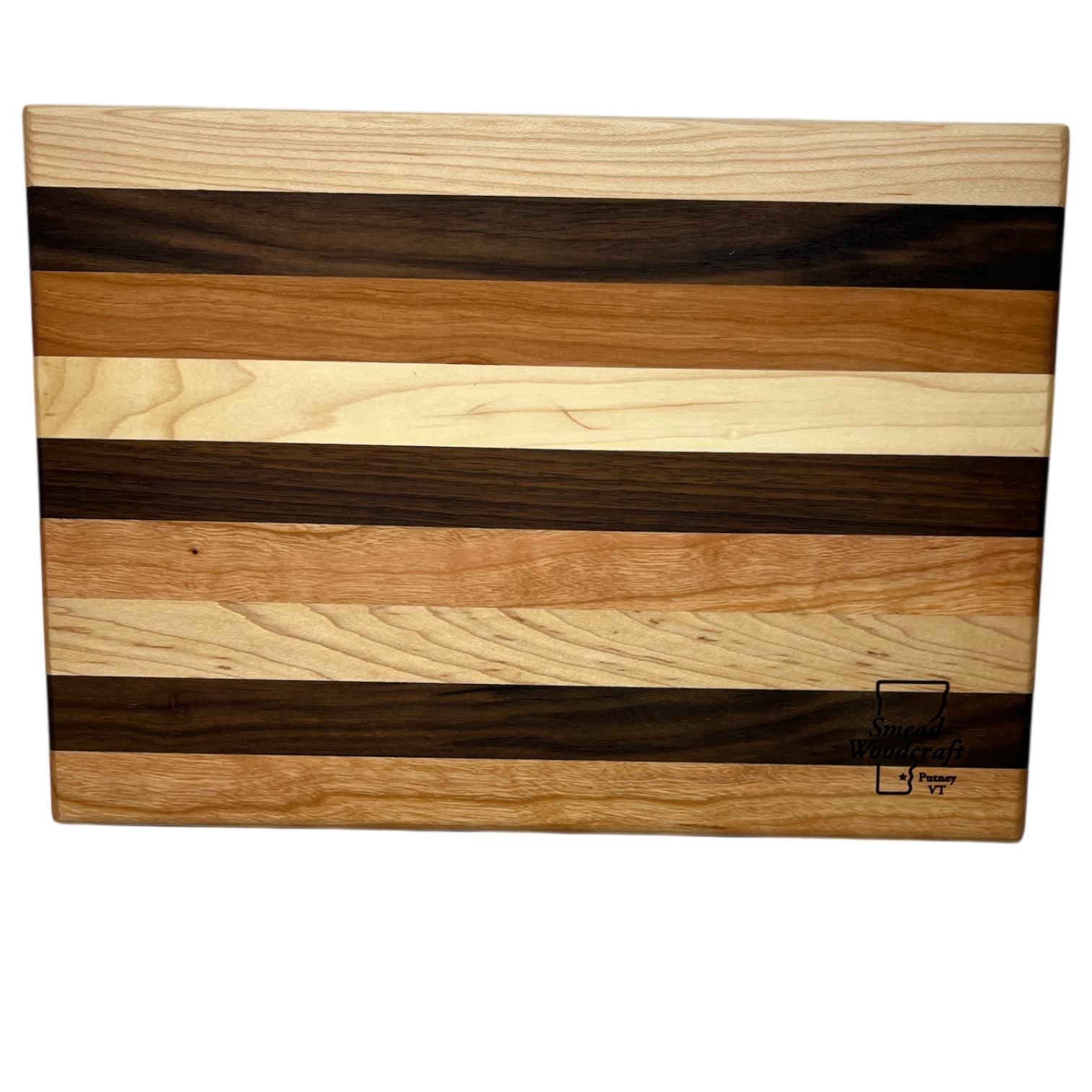 Vermont Artisan  Tri Color Routed Cutting Board