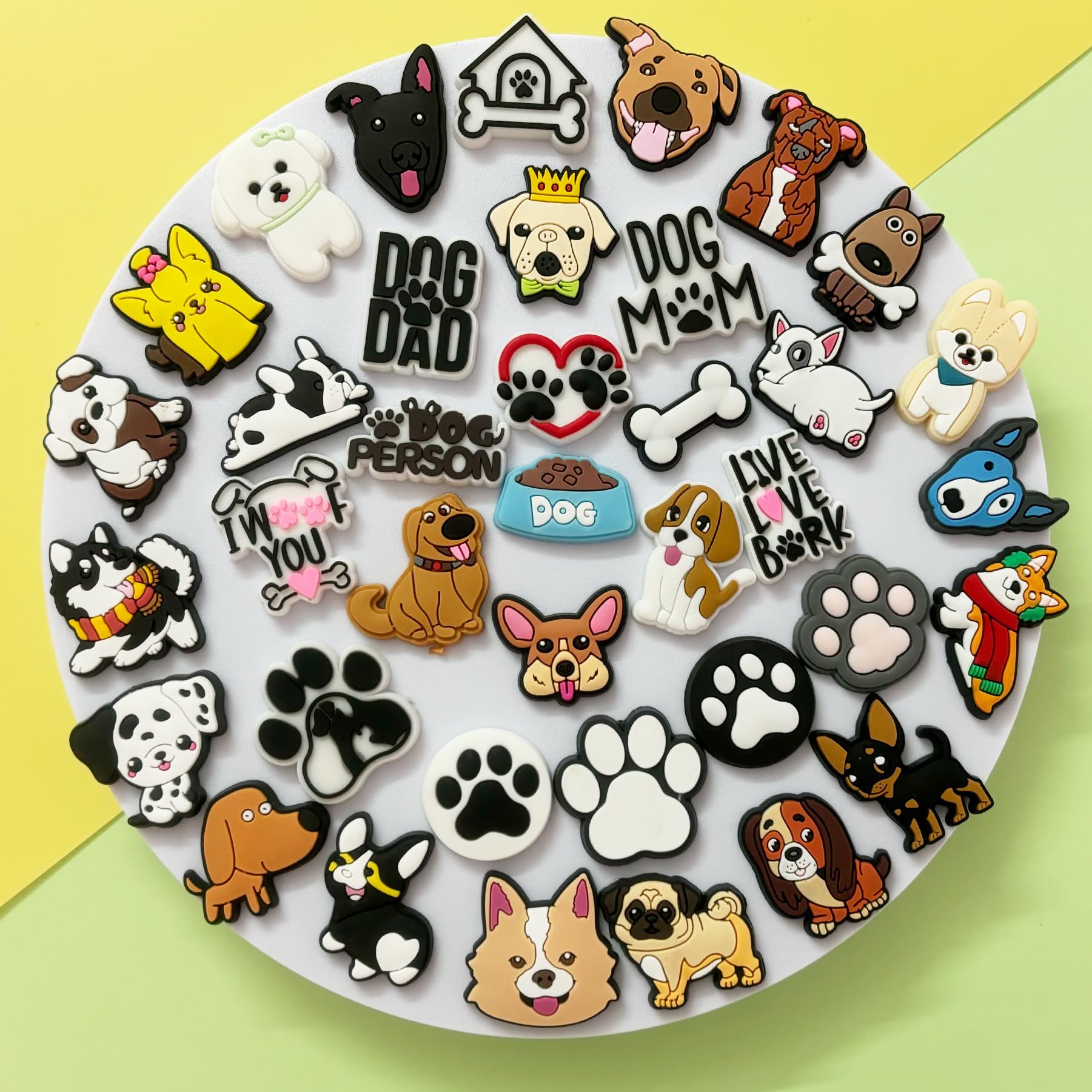 PVC Shoe Charms for Clog Sandals, USA Flag, Dancing, Cheerleading, DIY Shoe Decoration Charms, Party Favor