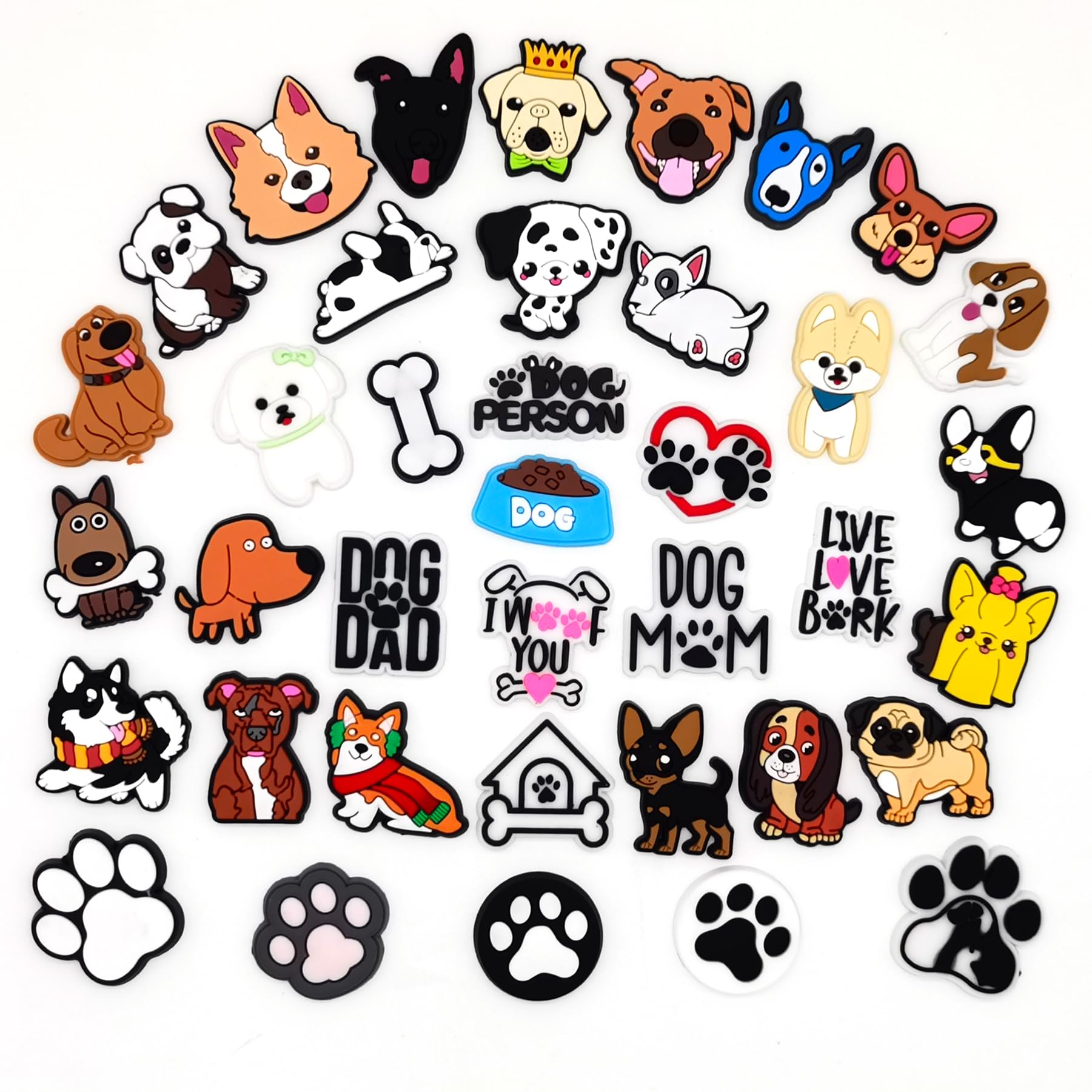 PVC Shoe Charms for Clog Sandals, USA Flag, Dancing, Cheerleading, DIY Shoe Decoration Charms, Party Favor