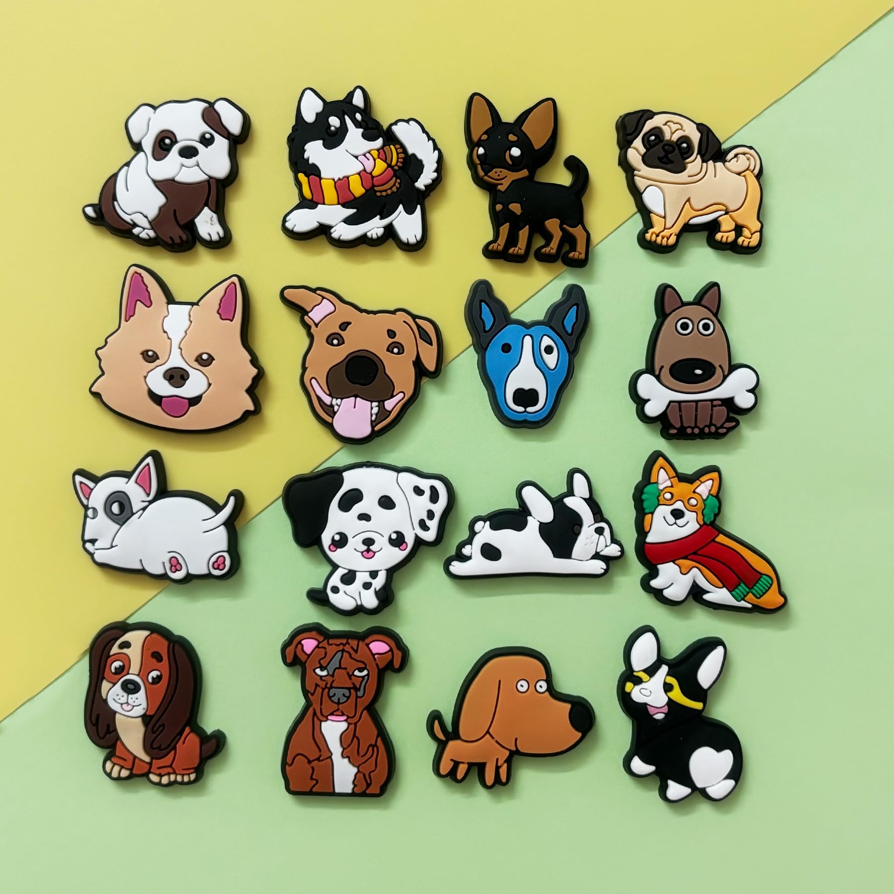 PVC Shoe Charms for Clog Sandals, USA Flag, Dancing, Cheerleading, DIY Shoe Decoration Charms, Party Favor