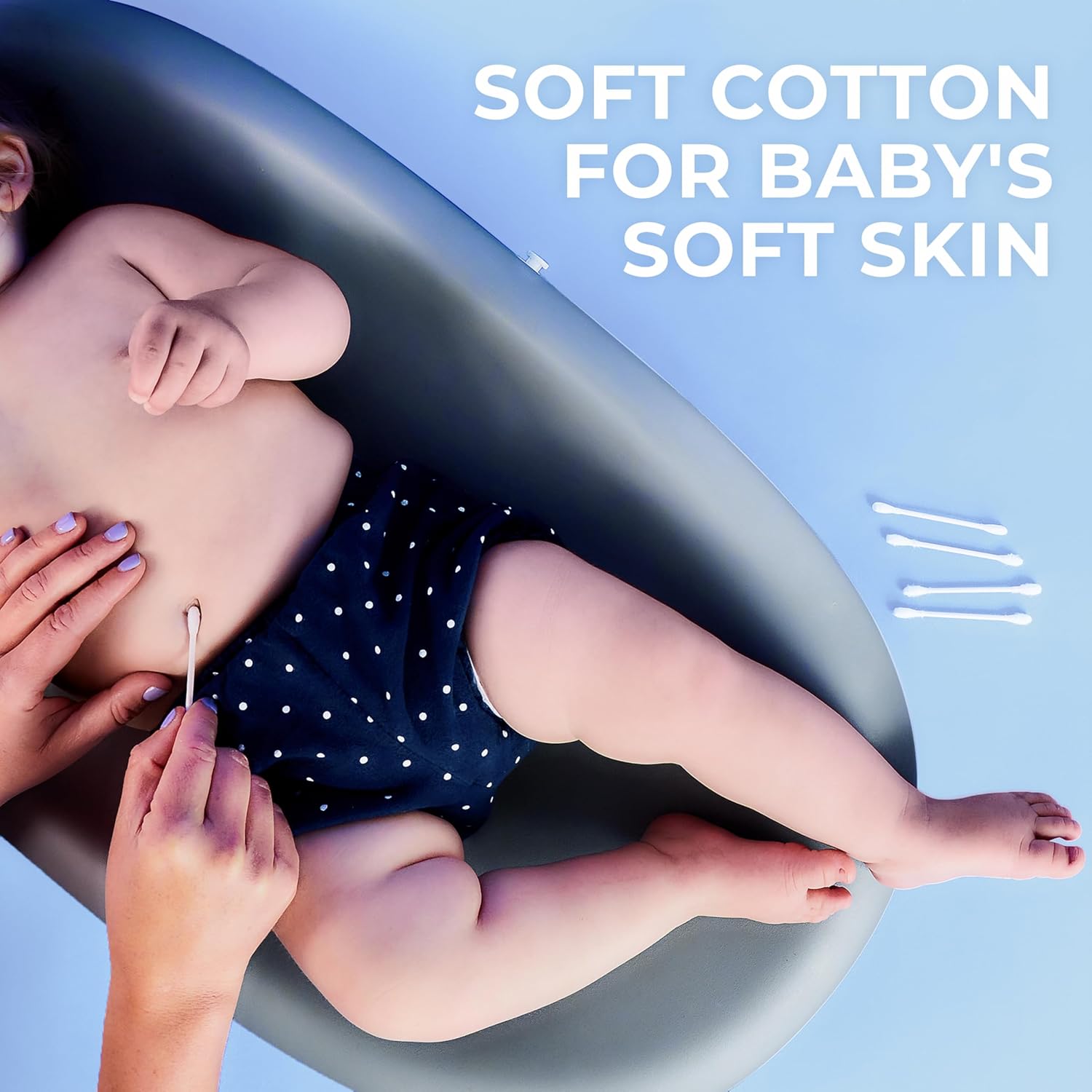 Q-tips Cotton Swabs For Hygiene and Beauty Care Original Cotton Swab Made With 100% Cotton 625 Count, WHITE