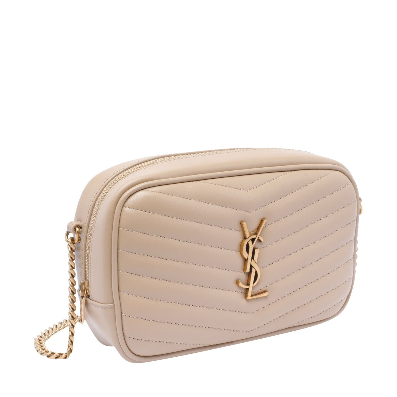 Saint Laurent Women Quilted Mini Lou Crossbody Bag