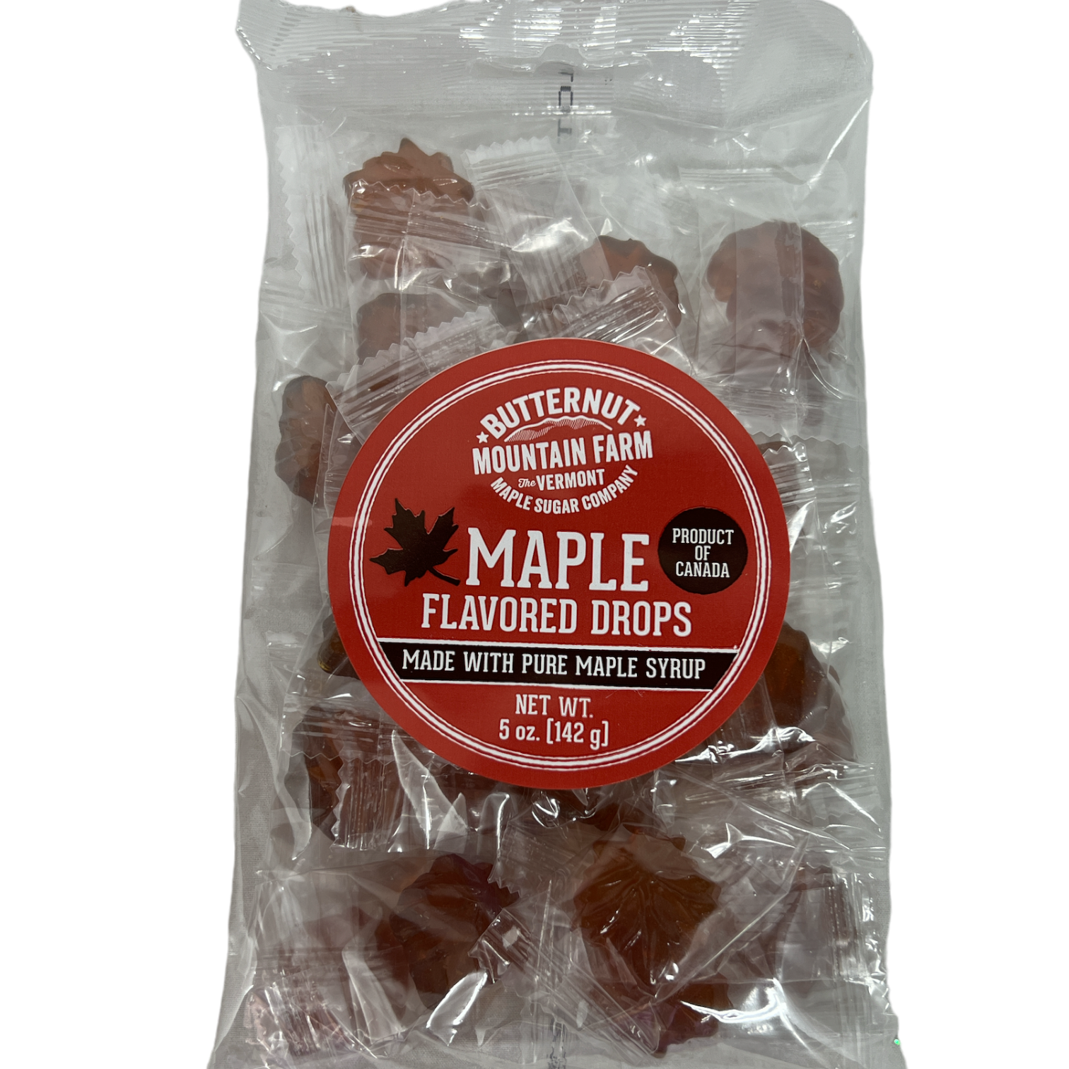 Maple Flavored Hard Drops - 5 Ounce Bag