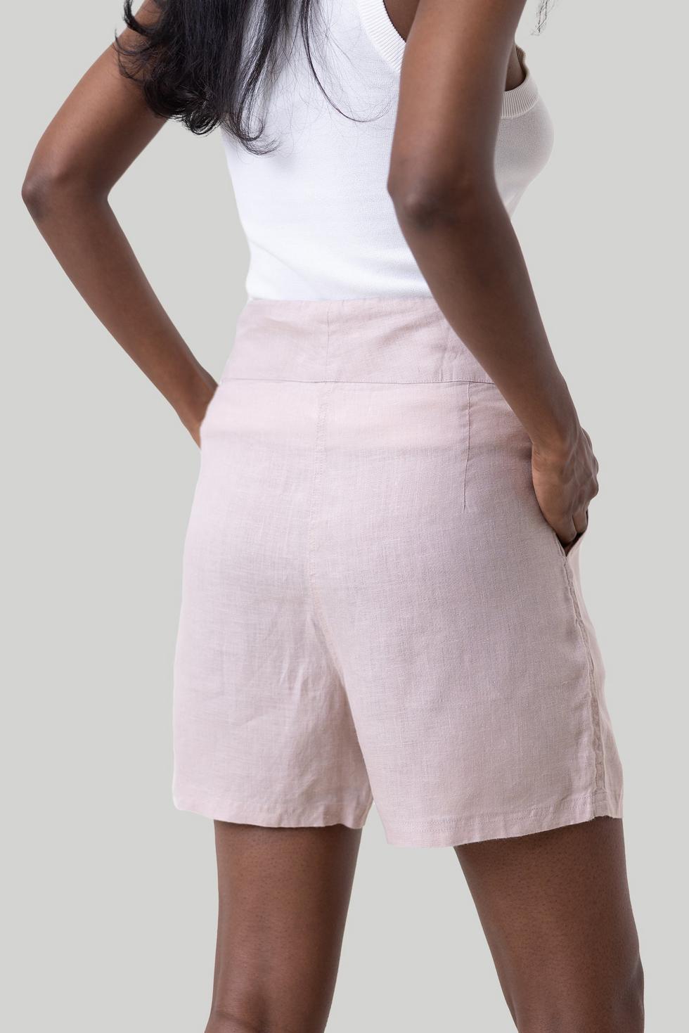 Everyday Drawstring Shorts - Hemp Pink