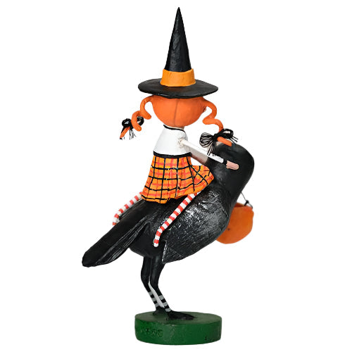 Raven's Flight Halloween Figurine by Lori Mitchell *NEW FOR 2025*