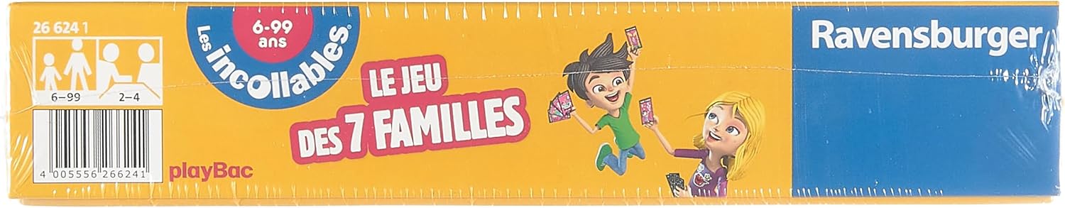 Ravensburger – 26624 – Card Game of 7 Families Incollables