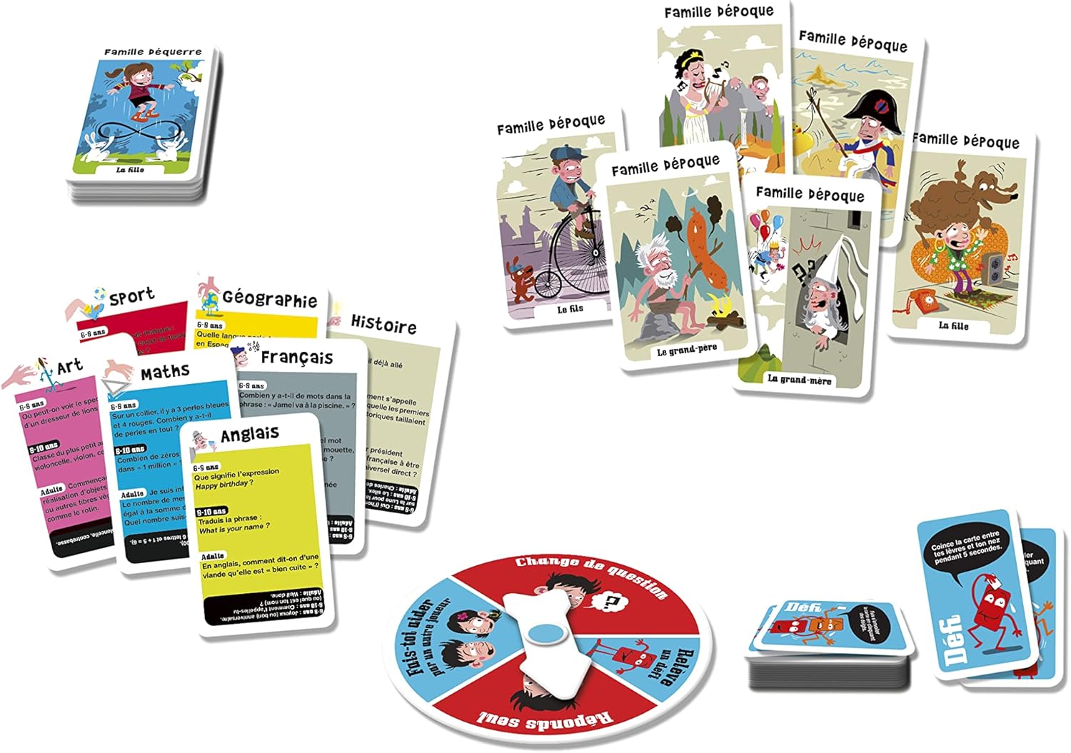 Ravensburger – 26624 – Card Game of 7 Families Incollables