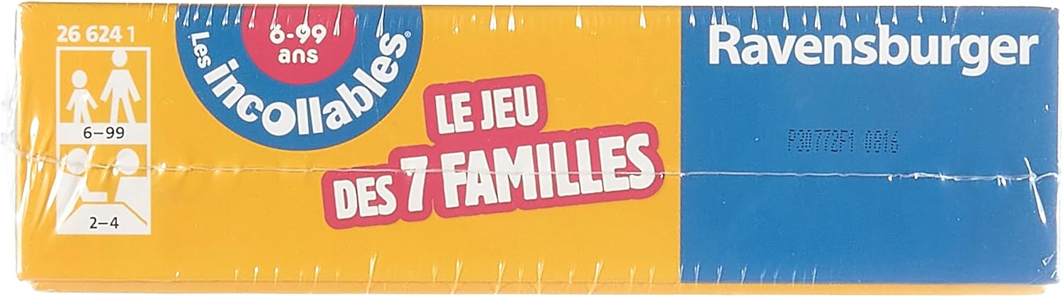 Ravensburger – 26624 – Card Game of 7 Families Incollables