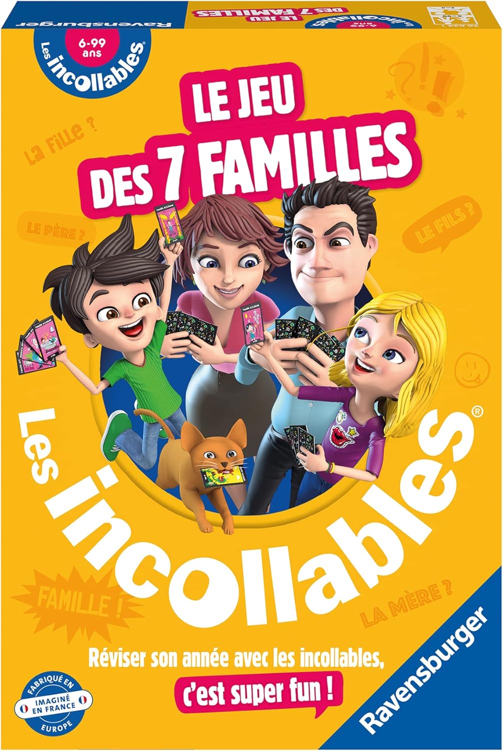 Ravensburger – 26624 – Card Game of 7 Families Incollables