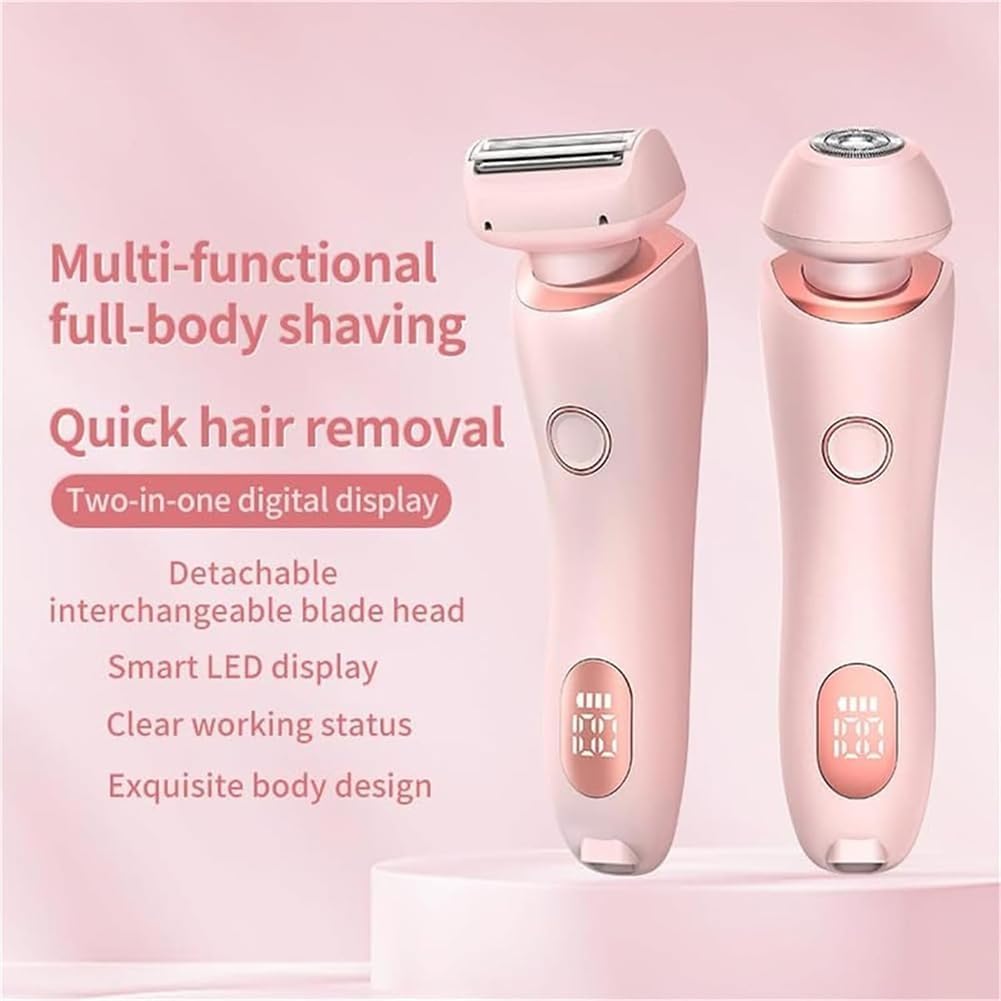 Rayzo Smooth Shave, Body Shaver Women, Dermwave Trimmer 2.0, VantiqueShaver, Razyo Razor, Comfort 2 in 1 Electric Lady Shaver, 2 In1 Wet & Dry (Blue)