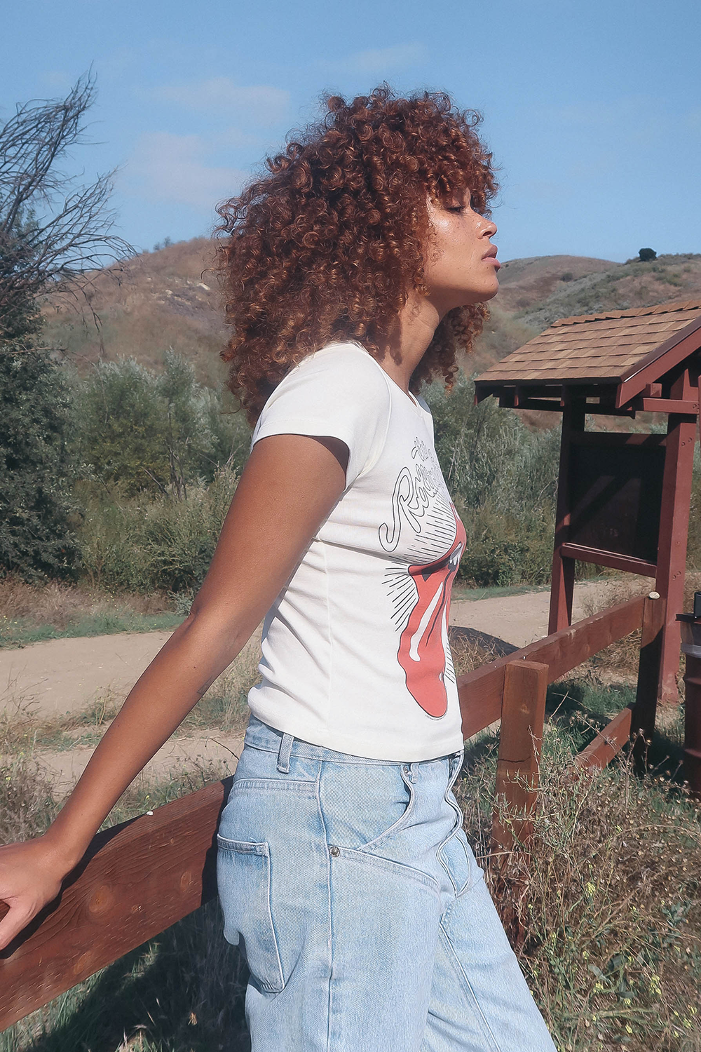 Rolling Stones Ruby Tuesday Baby Tee by People of Leisure
