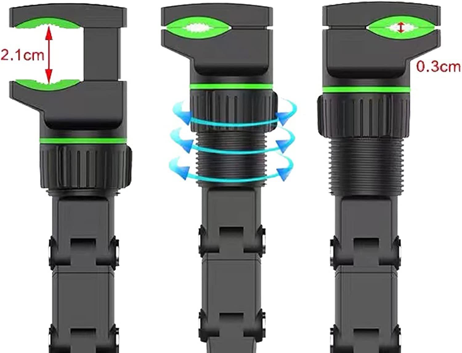 Rearview Mirror Phone Holder, Multi-Function Adjustable 360° Universal Holder, 360 Degree Car PhoneHolder Rearview Mirror,Rotato Grip Cell PhoneHolder,Multi-Function Universal Adjustable (2)