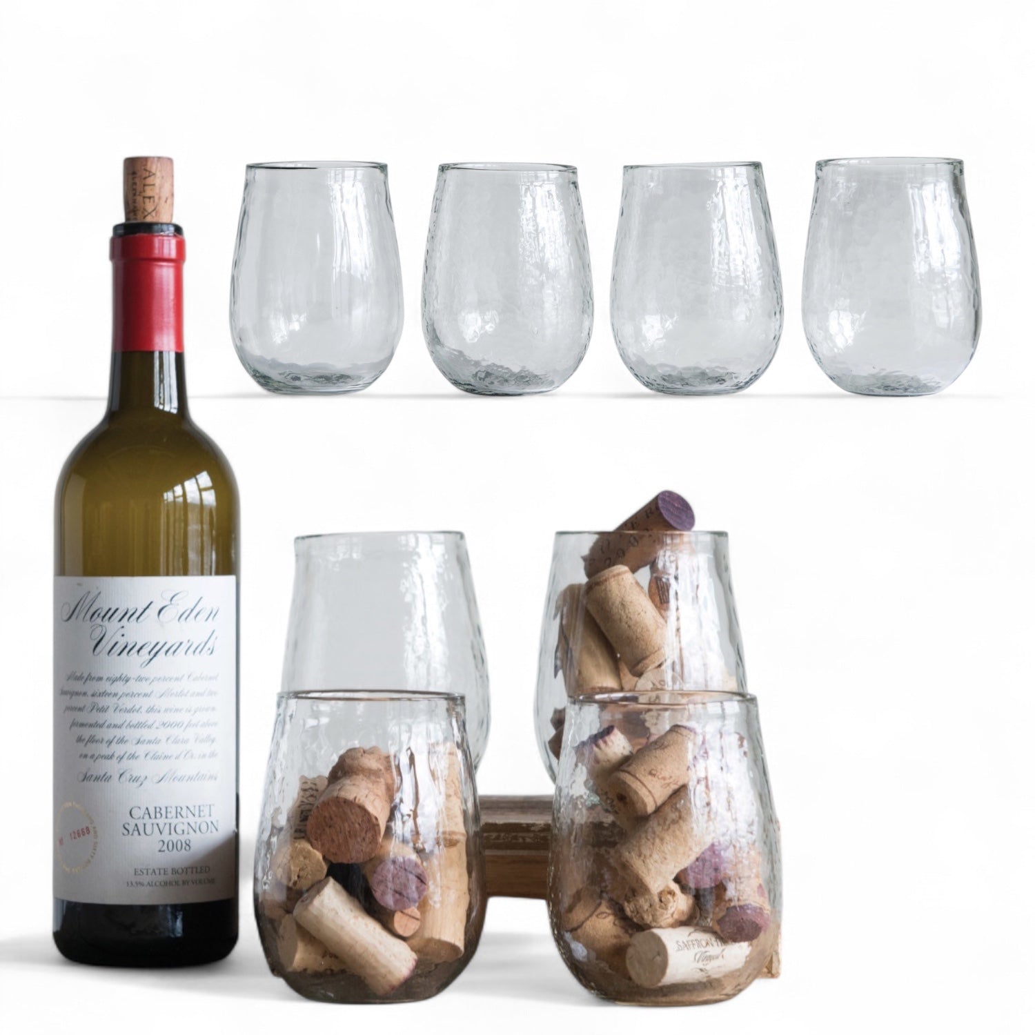 Recycled Stemless Wine Glass