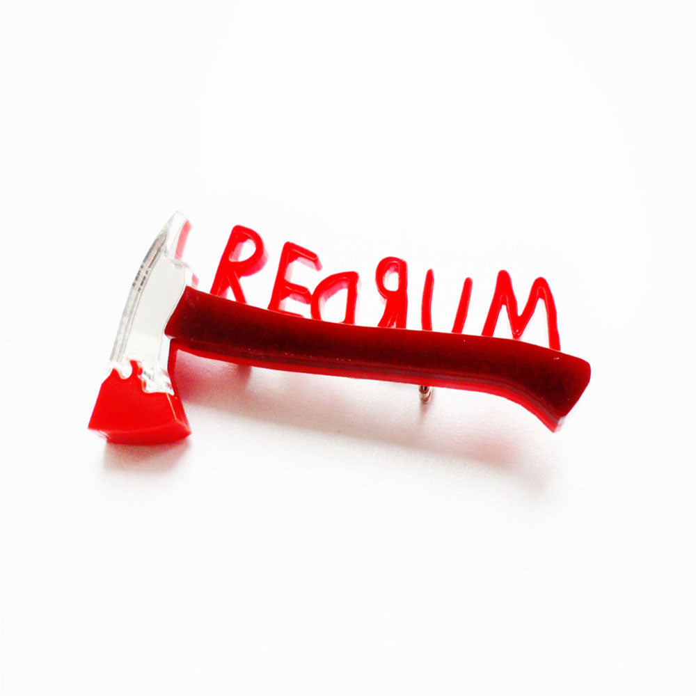 Redrum - The Shining Inspired Brooch by Cherryloco