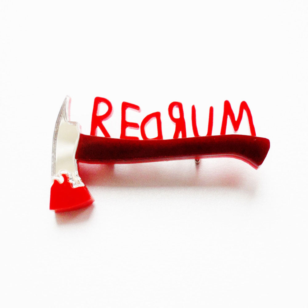 Redrum - The Shining Inspired Brooch by Cherryloco