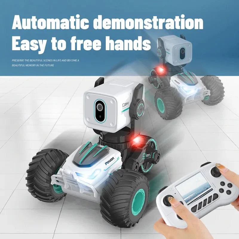 Remote Control Car Photography HD Video Real-time Video Dialogue Smart Off-road Vehicle Children Rc Car Toy Gift