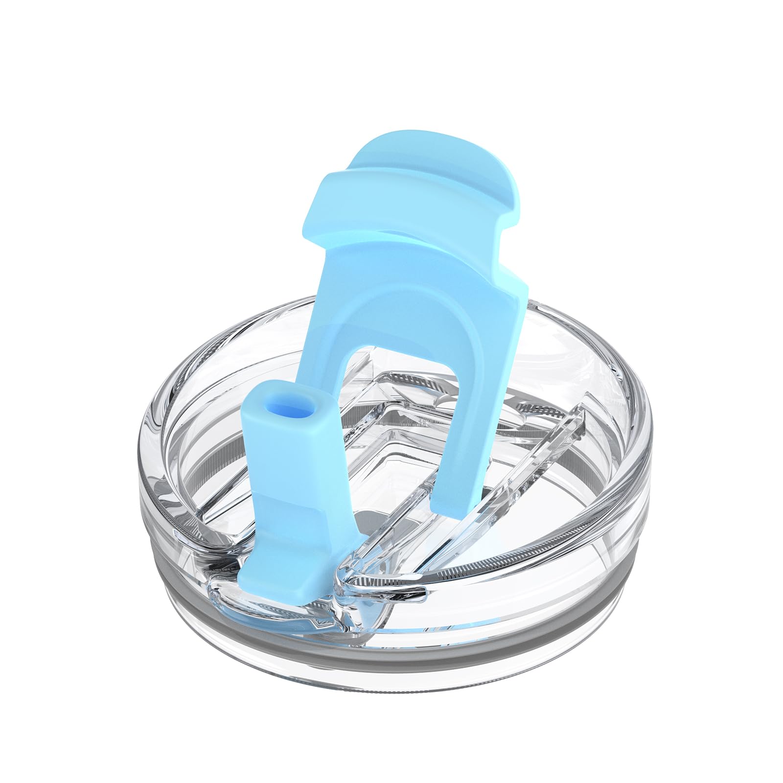 Replacement Bamboo Lid for Tumblers, Press-In Lid, Fits Tronco 32 oz 42 oz Glass Tumblers with Handle, Amber