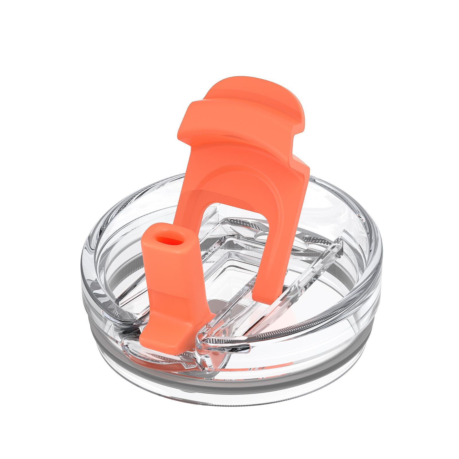 Replacement Bamboo Lid for Tumblers, Press-In Lid, Fits Tronco 32 oz 42 oz Glass Tumblers with Handle, Amber