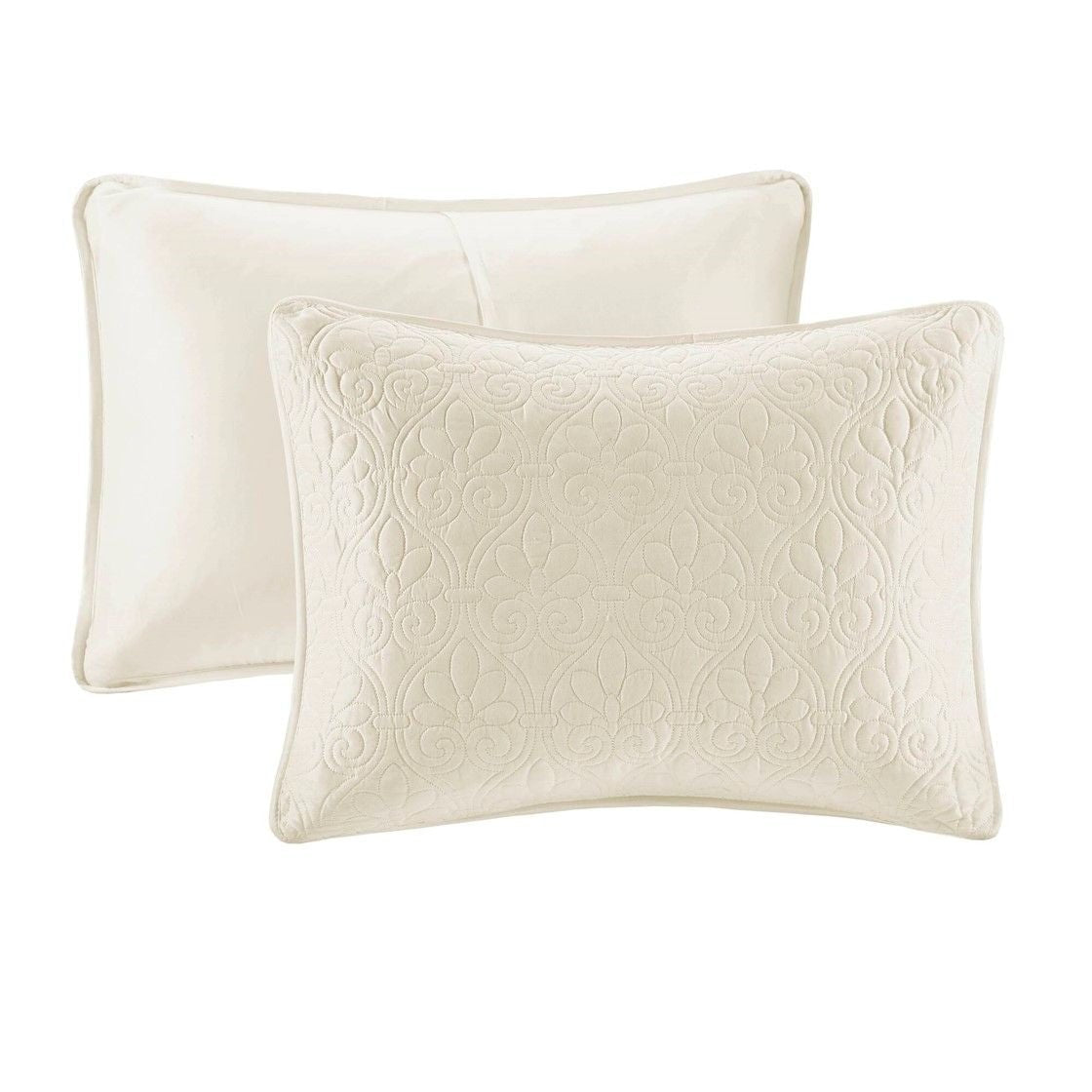 Reversible Quilt Set Cream Full/Queen