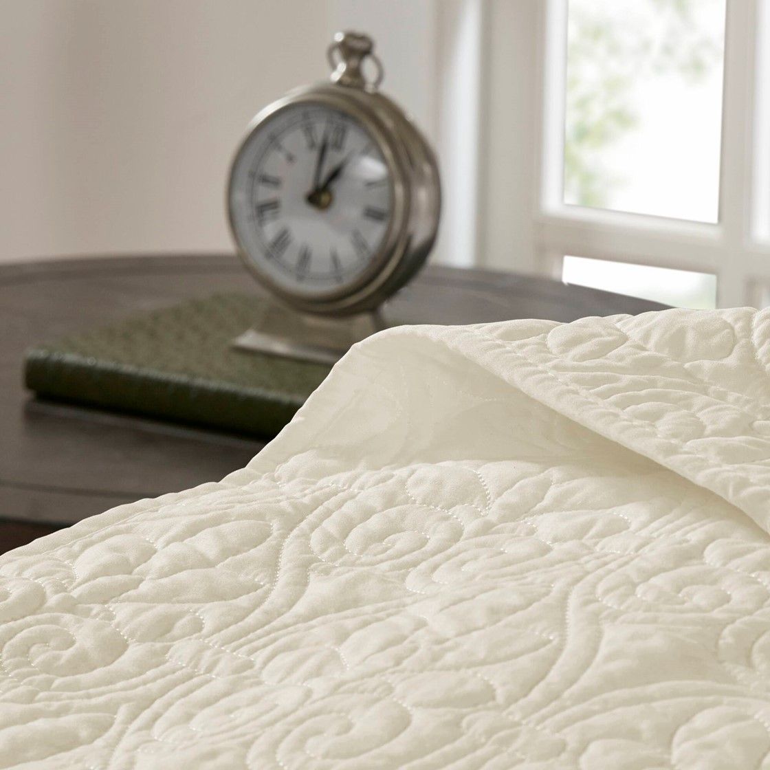 Reversible Quilt Set Cream King/Cal King
