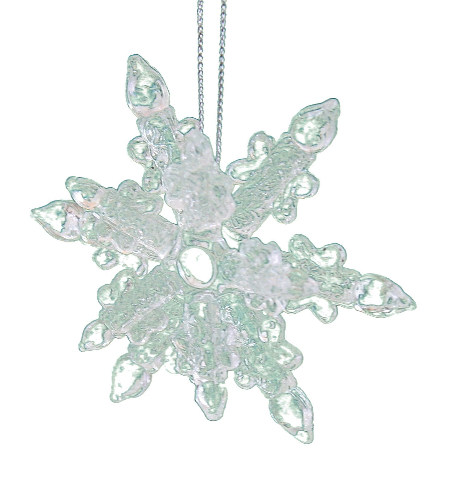Spunglass Ornament - Gold Reindeer