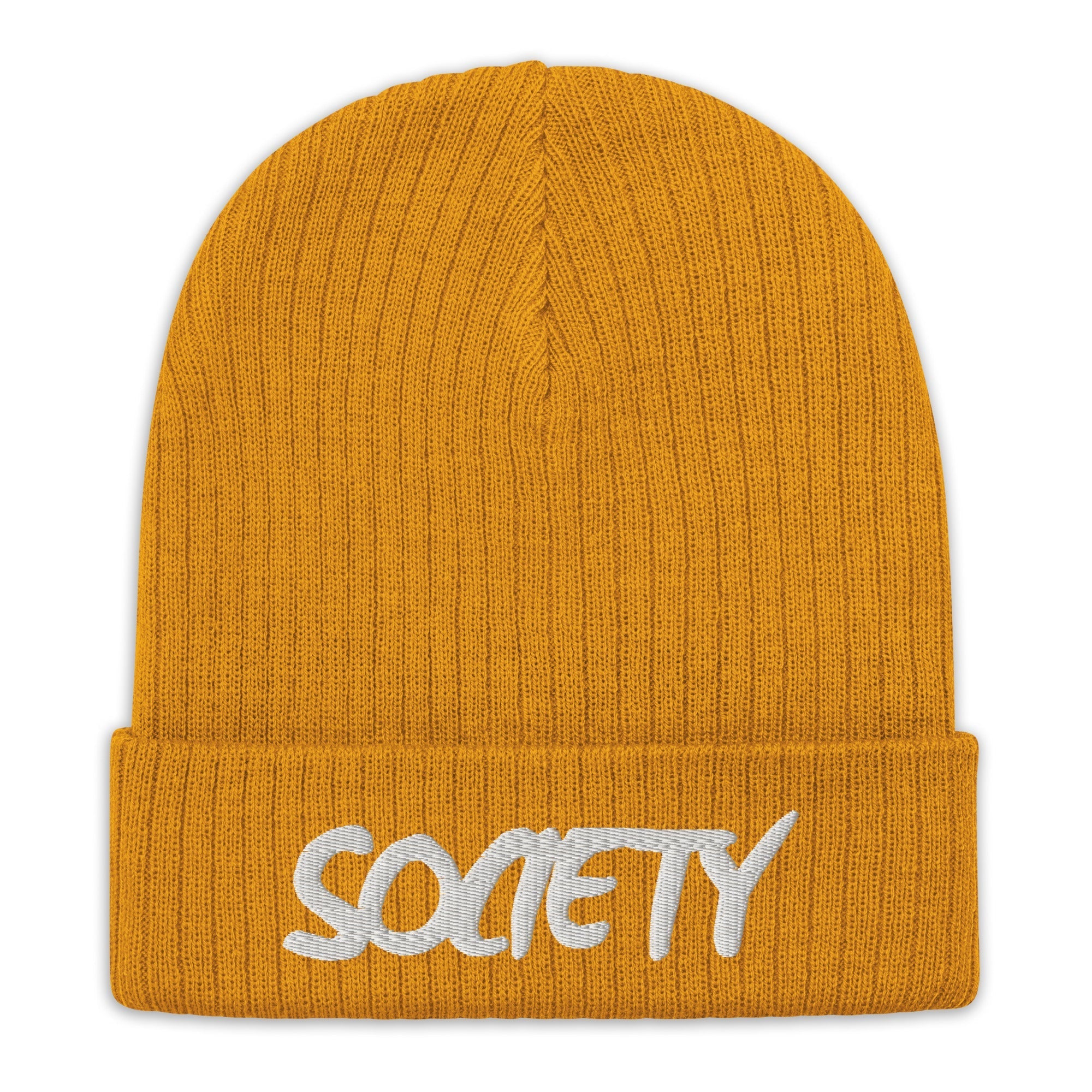 Eco Friendly Exclusive RICHJVNKIE SOCIETY Ribbed knit beanie
