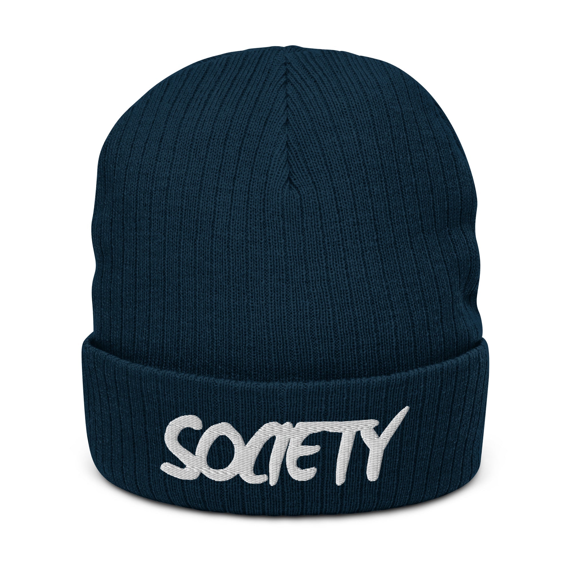 Eco Friendly Exclusive RICHJVNKIE SOCIETY Ribbed knit beanie