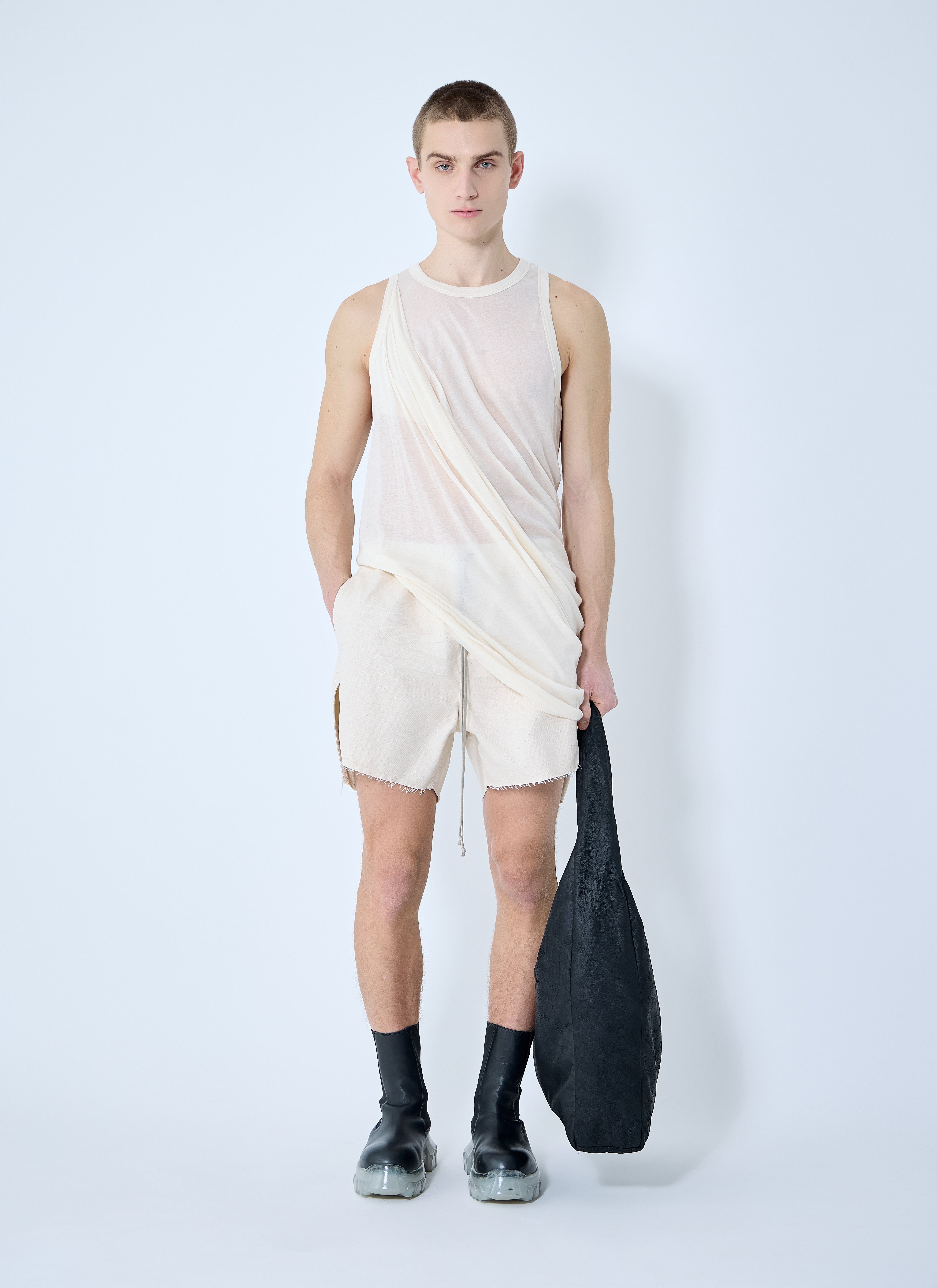 Rick Owens Men Hooly Anthem Tank Top