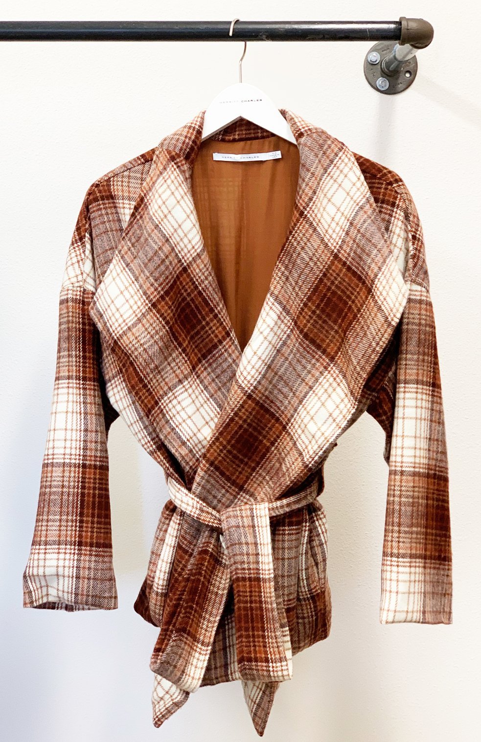 River Jacket - Sahara Plaid  (One Size)