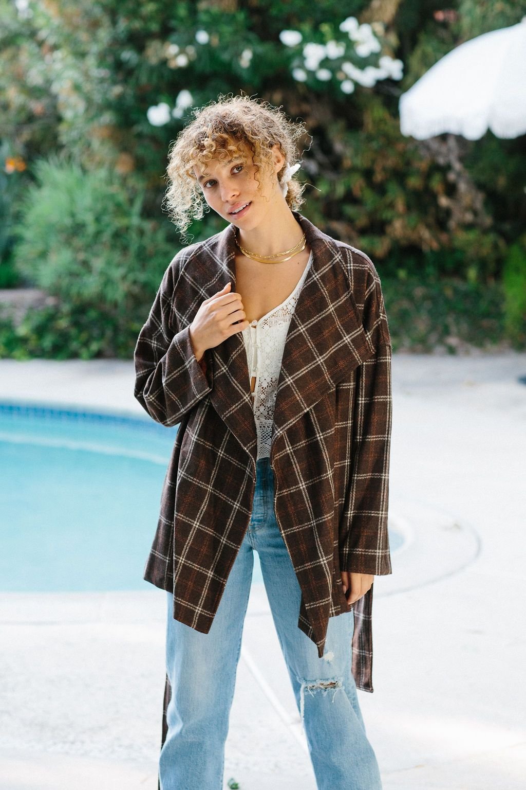 River Jacket - Vintage Plaid  (One Size)