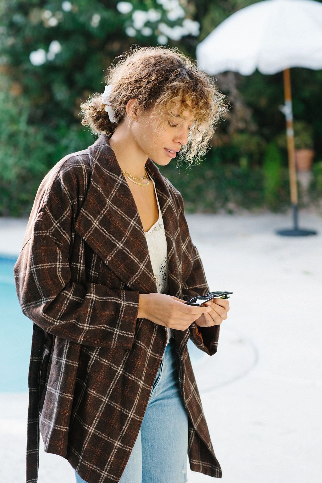 River Jacket - Vintage Plaid  (One Size)