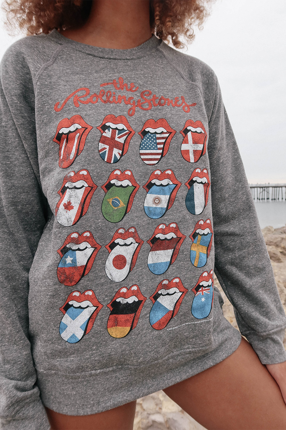 Rolling Stones World Tour Fleece Sweatshirt by People of Leisure