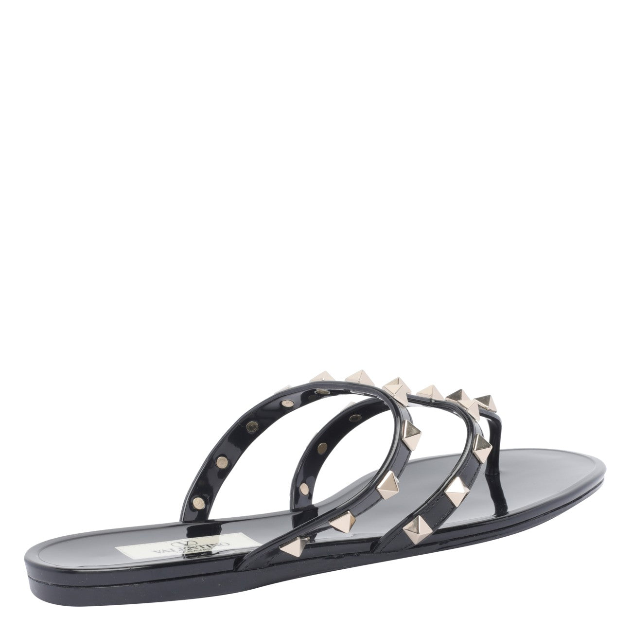 Valentino Garavani Women Rubber Rockstud Sandals