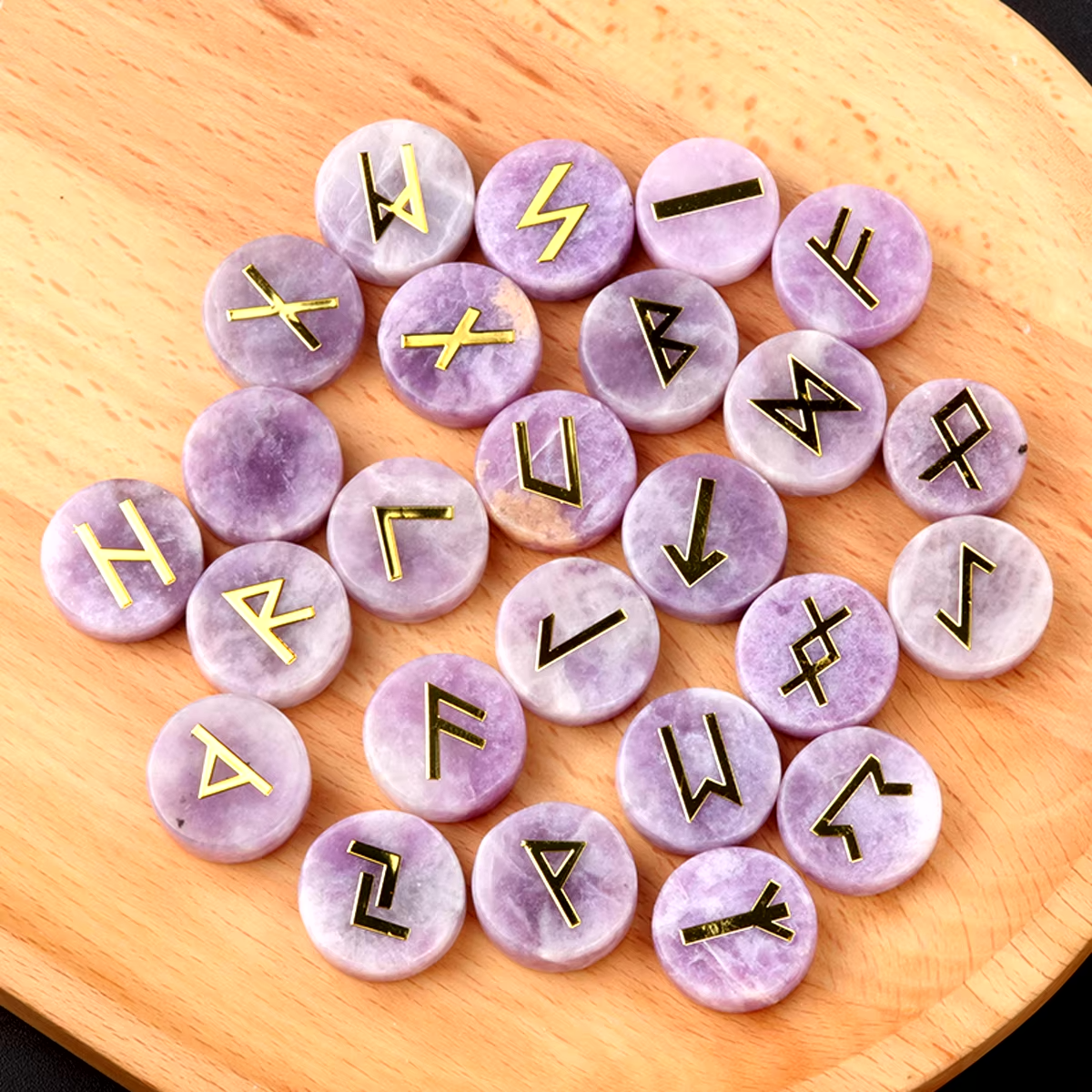 Round Crystal Runes