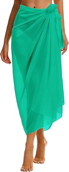 Sarong Wraps Swimsuit Coverup for Women Bathing Suit Cover Up Summer Bikini Beach Swimwear
