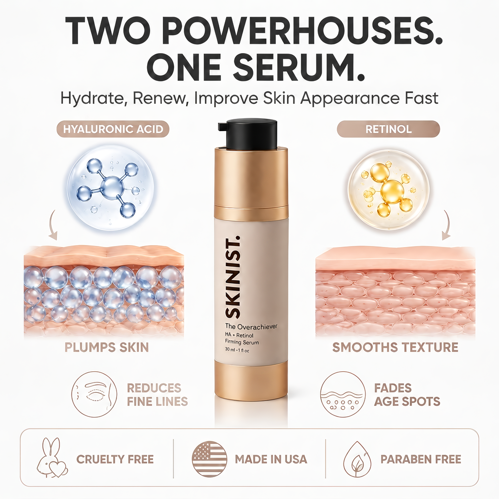 The Overachiever Hydrating Serum with Hyaluronic Acid and Retinol