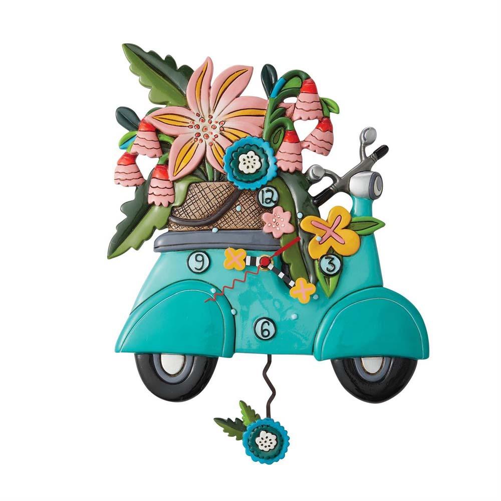 Scoot-In Through Life Clock by Allen Designs