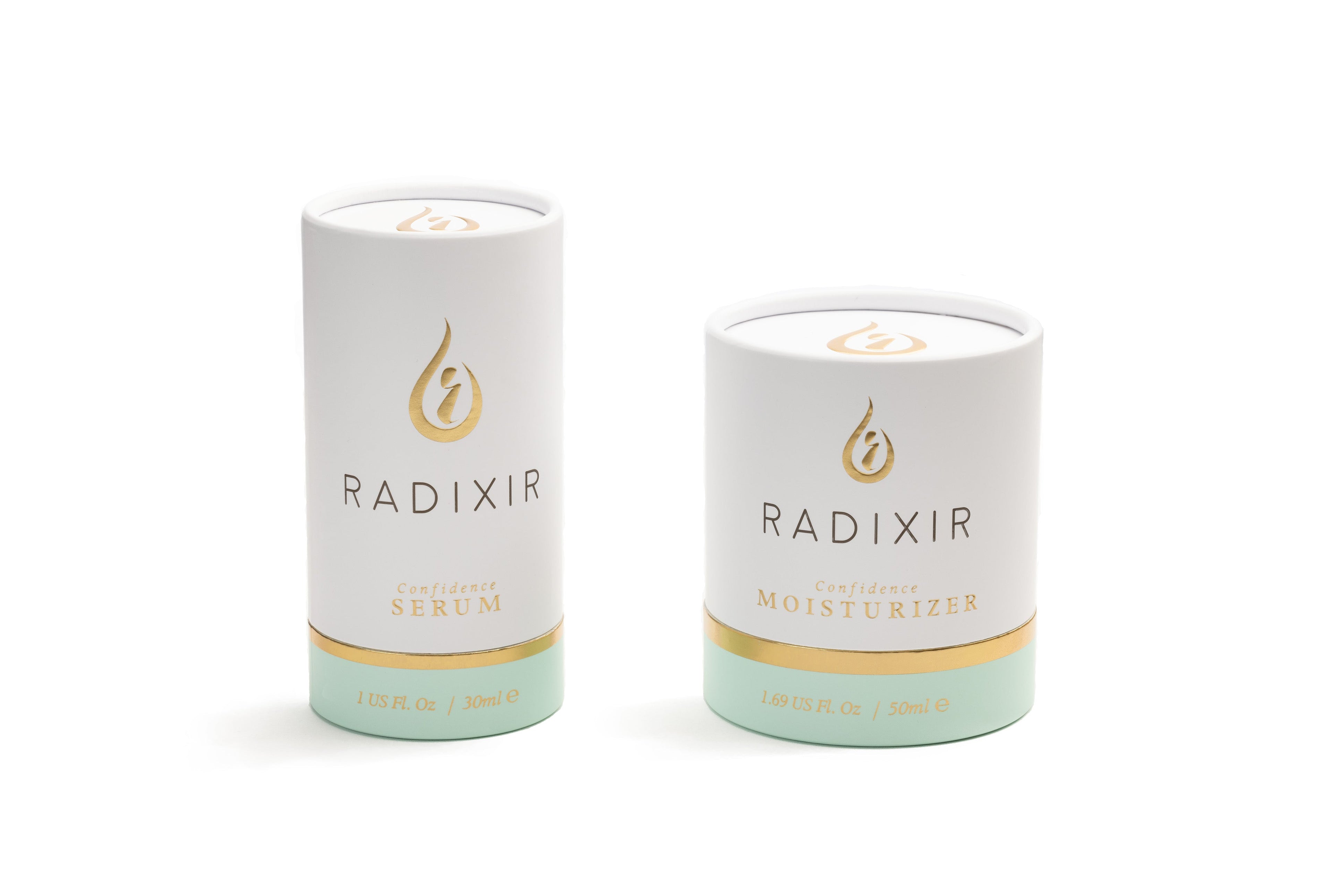 Radixir Duo Confidence Serum, Confidence Moisturizer