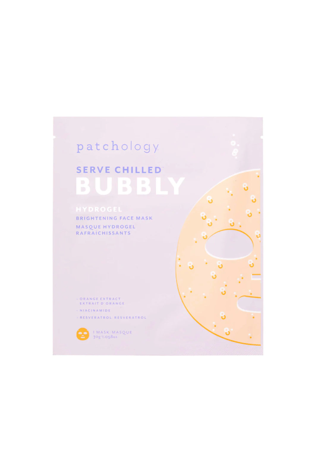Serve Chilled Bubbly Hydrogel Mask- Single