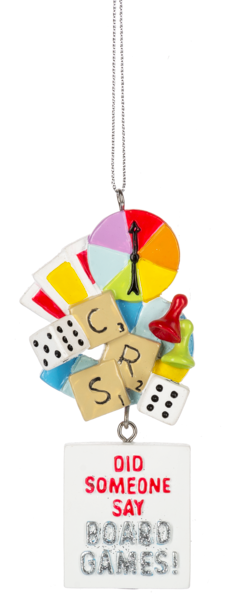 Game Night Ornament - Board Games