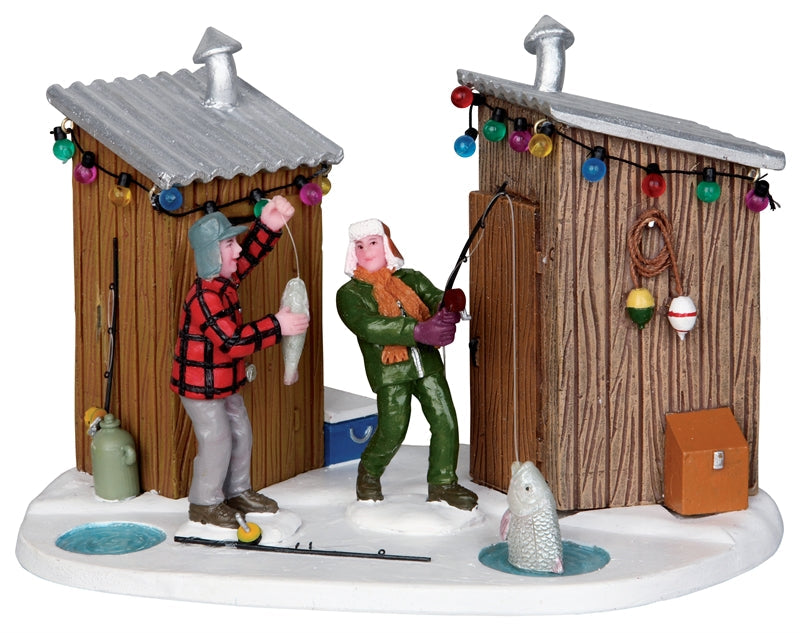 Friendly Competition Fishing Shacks