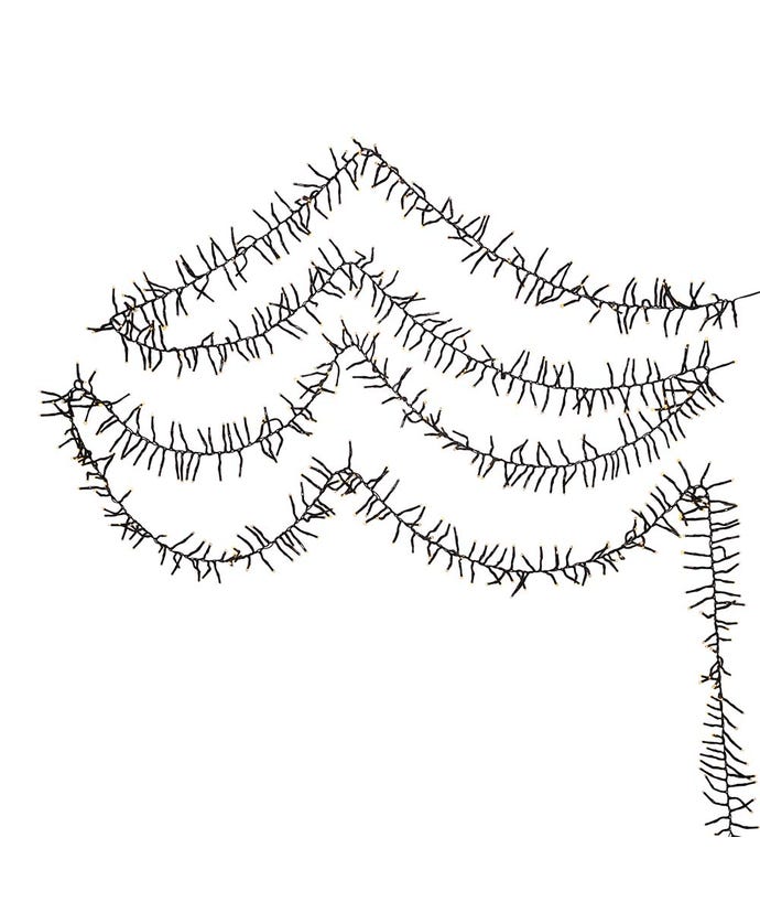 2000-Light Warm White LED Cluster Light Set